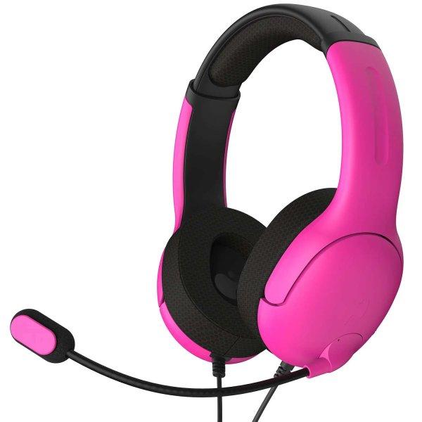 PDP Nebula Ultra Violet Airlite Vezetékes Gaming Headset - Rózsaszín/Fekete