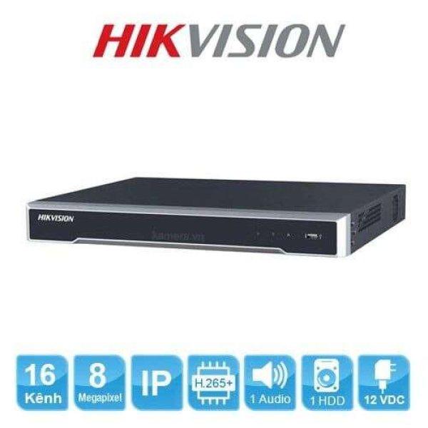 Hikvision DS-7616NI-K1 hálózati videorögzítő, 16 csatorna, 4K, 8 MP,
160Mbps