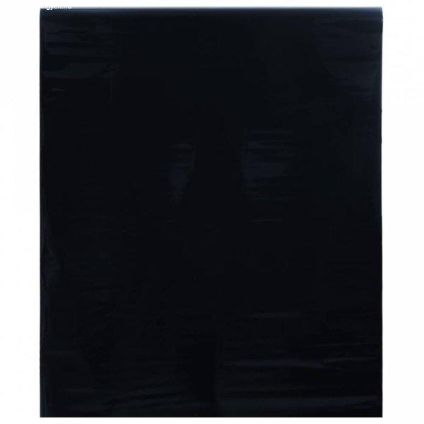 Matt fekete PVC statikus ablakfólia 90 x 2000 cm