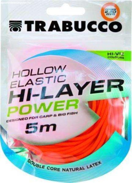 Trabucco hi-layer hollow elastic power rakós csőgumi 2,5mm 5m