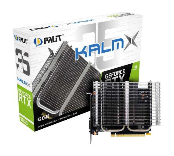 Palit GeForce RTX 3050 6GB GDDR6 KalmX Videókártya