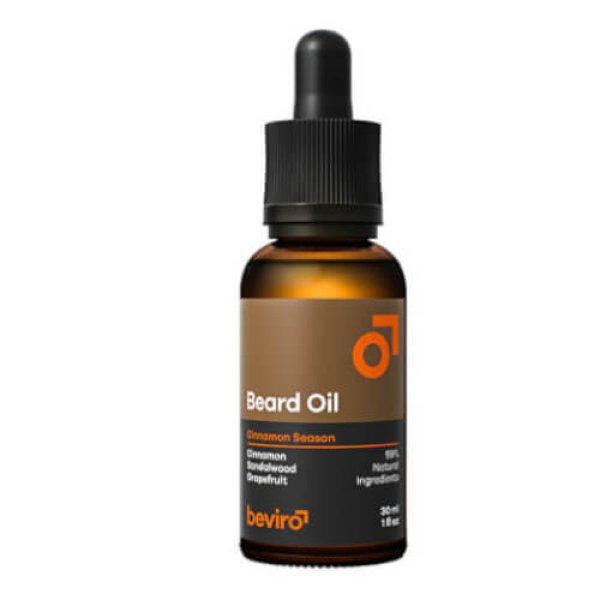 beviro Szakállápoló olaj grapefruit, fahéj és
szantálfa illatával (Beard Oil) 30 ml