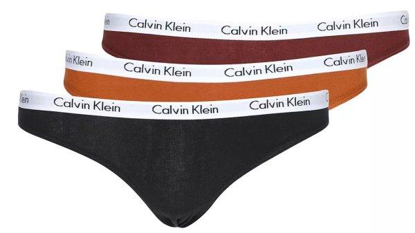 Calvin Klein 3 PACK - női alsó Bikini QD5146E-HVT L