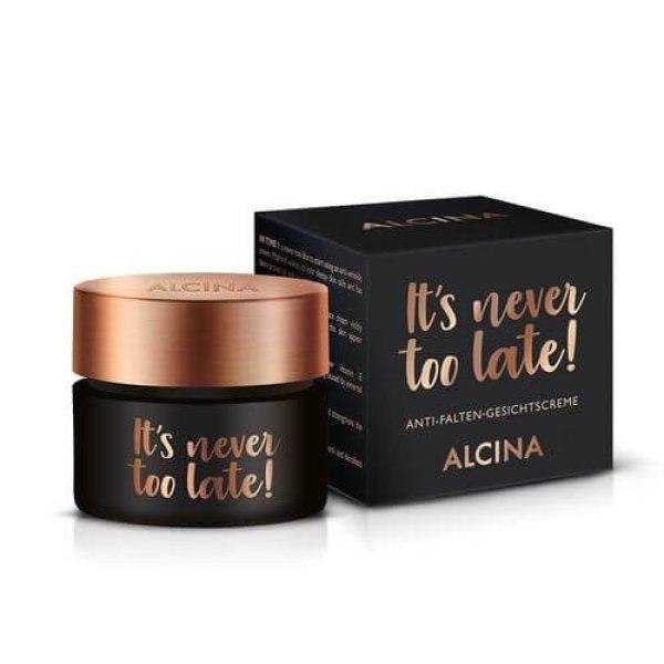Alcina Nappali arckrém It´s never too late! (Anti-Wrinkle Face Cream)
50 ml