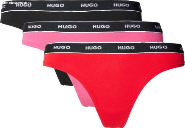 Hugo Boss 3 PACK - női tanga HUGO 50480150-980 XL