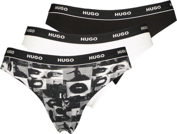 Hugo Boss 3 PACK - női tanga HUGO 50495870-120 M