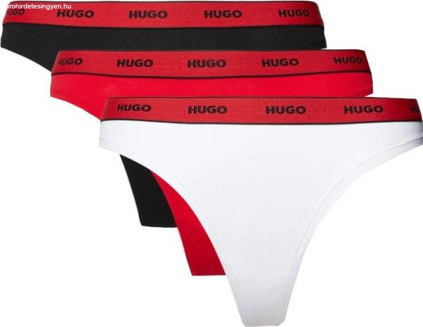 Hugo Boss 3 PACK - női tanga HUGO 50480150-990 M