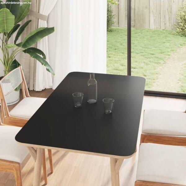 Öntapadós matt fekete PVC bútormatrica 90 x 500 cm
