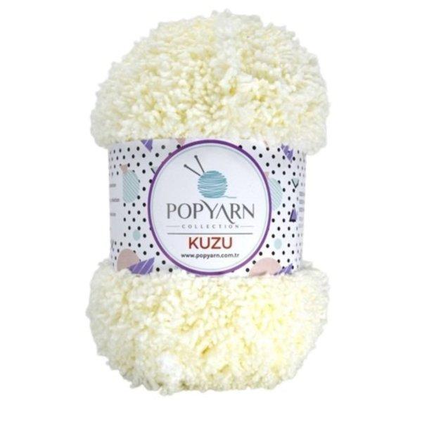 Popyarn Kuzu fonal bolyhos 100 g krém B002