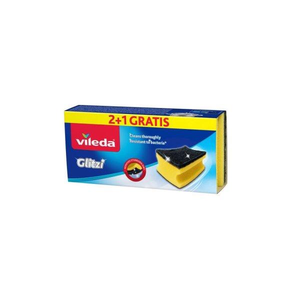 Mosogatószivacs 2+1 db/csomag Vileda Glitzi_F0007A