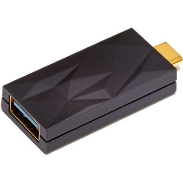 ifi iSilencer+ CA USB-C -> USB-A 3.0 M/F zavarszűrő fekete