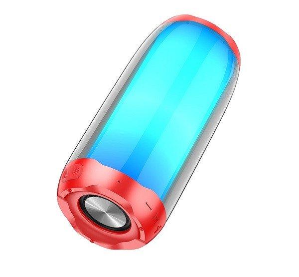 Hoco LED sports bluetooth / wireless hangszóró, pulzáló színes leddel, HC8,
piros