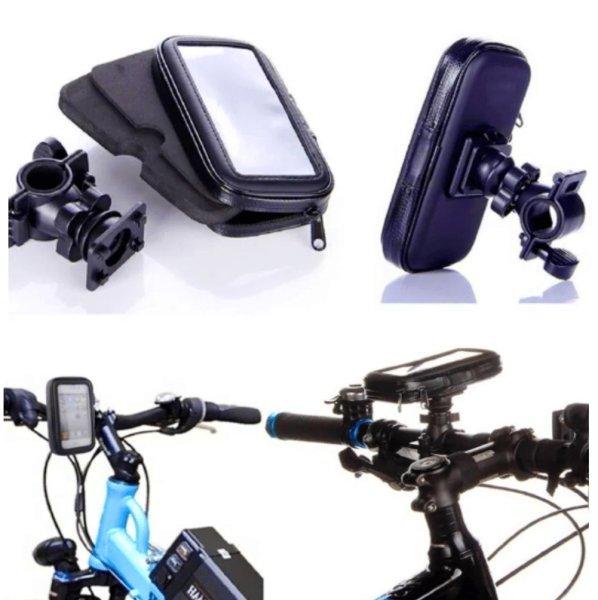 Kerékpárra rögzíthető GPS és telefontartó -
megóvja eszközeit a portól, víztől (BBJH)