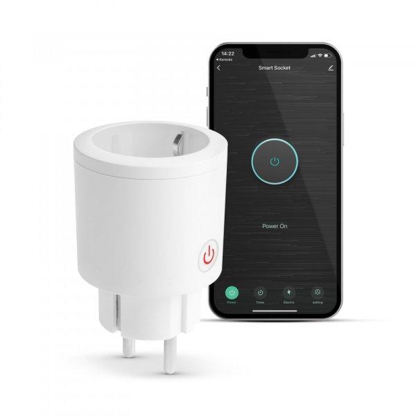 Delight Smart konnektor - fogyasztásmérővel - Amazon Alexa, Google Home,
Siri, IFTTT kompatibilitás (55359B)