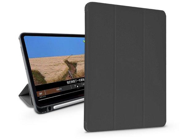 Apple iPad Pro 12.9 (2020/2021/2022) tablet tok (Smart Case) on/off funkcióval,
Apple Pencil tartóval, mágneses töltővel - Devia Leather Case With Pencil
Slot -fekete