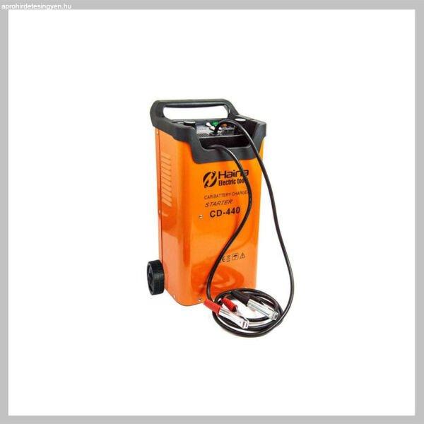 Haina akkumulátor töltő és indító/bikázó CD440