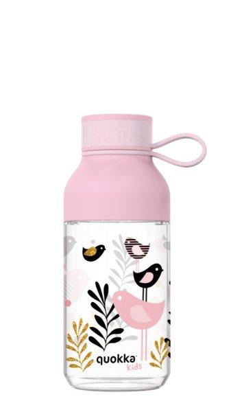 Kids Ice Birds BPA mentes műanyag kulacs pánttal 430ml - Quokka