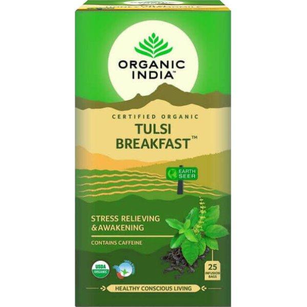 Tulsi BREAKFAST, filteres bio tea, 25 filter - Organic India	