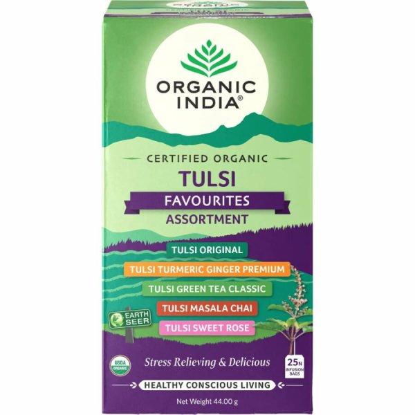 Tulsi FAVOURITES, filteres bio tea, 25 filter - Organic India	