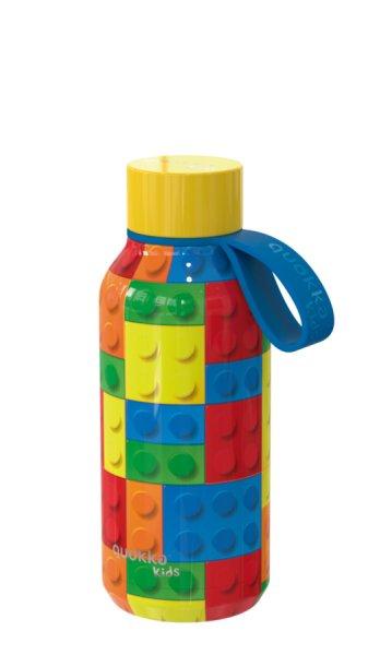 Solid Kids Termo fémkulacs Color Bricks 330ml - Quokka