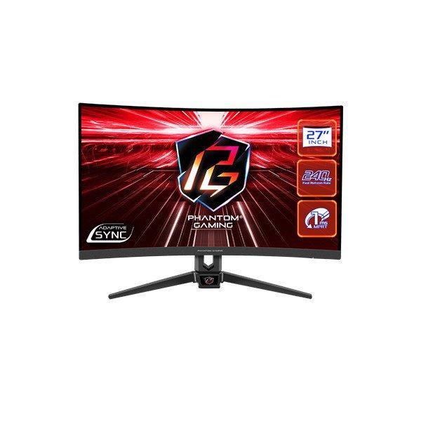 ASROCK PG27F15RS1A Gaming Monitor 27" VA, 1920x1080, HDMI/Displayport,
240Hz, HDR, Hajlított