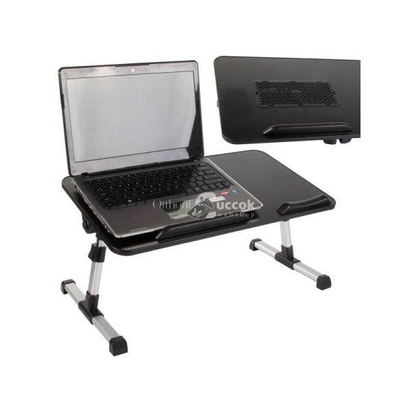 Laptop asztal hűtőventilátorral és összecsukható funkcióval