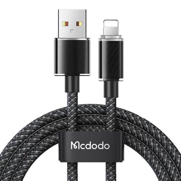USB-A kábel a Lightning Mcdodo CA-3640-hez, 1,2 m (fekete)