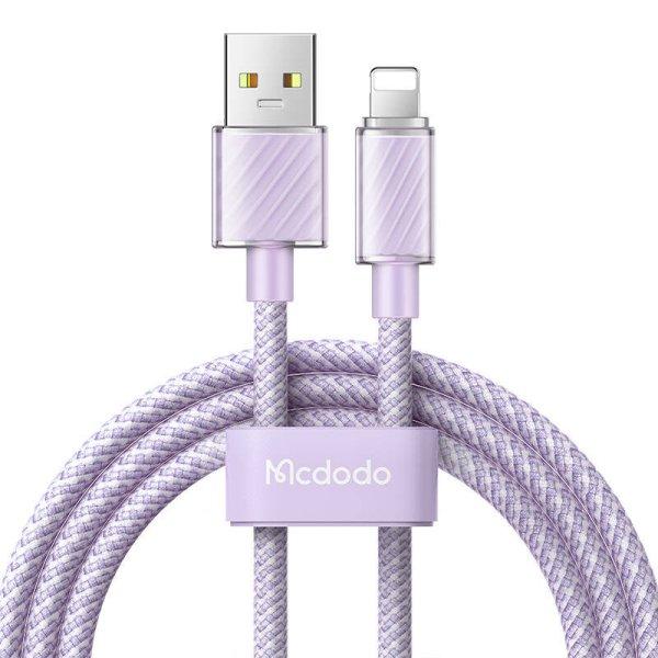 USB-A kábel a Lightning Mcdodo CA-3642-hez, 1,2 m (lila)
