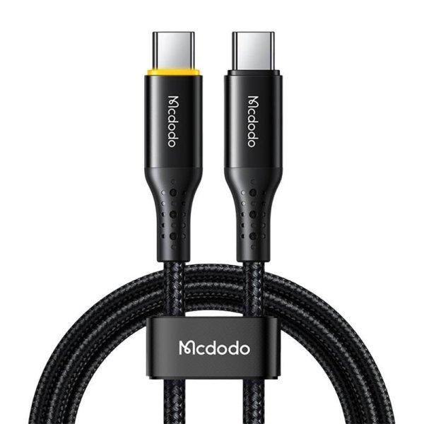 Mcdodo CA-3460 USB-C-USB-C kábel, PD 100 W, 1,2 m (fekete)