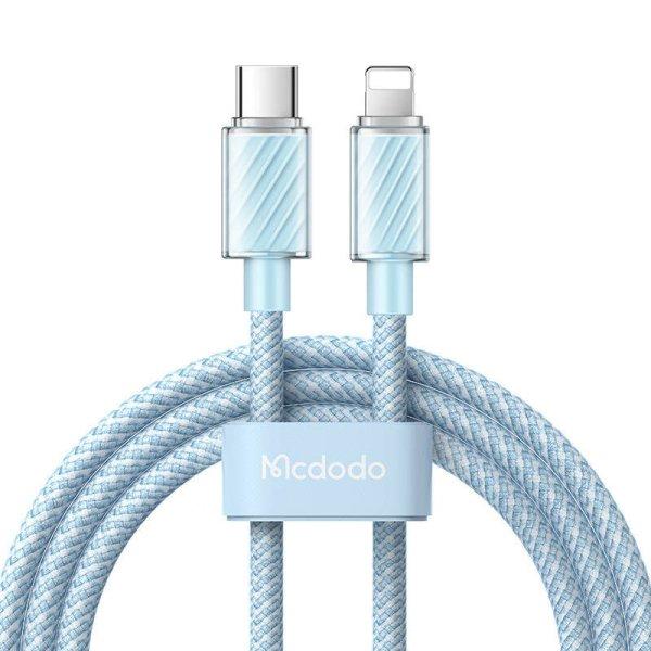 USB-C kábel a Lightning McdodoCA-3664-hez, 36 W, 2 m (kék)