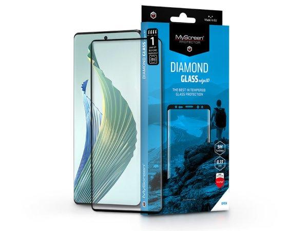 Honor Magic 5 Lite edzett üveg képernyővédő fólia ívelt kijelzőhöz -
MyScreen Protector Diamond Glass Edge3D - fekete