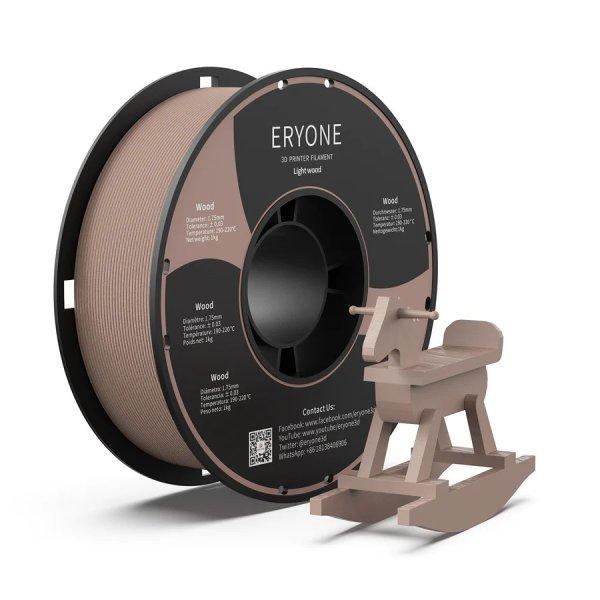 Eryone Light Wood PLA világos fa hatású 3D nyomtató Filament 1.75mm,
1kg/tekercs