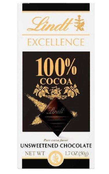 Lindt Excellence 50G 100% Cocoa Étcsokoládé LNEX1045