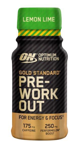 Optimum Nutrition Gold Standard Pre-Workout Shot 60ml Lemon Lime
