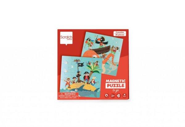 Scratch Europe Mágneses puzzle könyv - Kalózok 