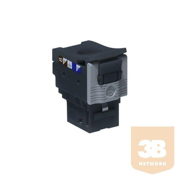 Legrand keystone - 24db x RJ45 keystone port készlet, Cat5e, UTP,
szerszámmentes, 1Gigabit (Linkeo patch panelekhez)