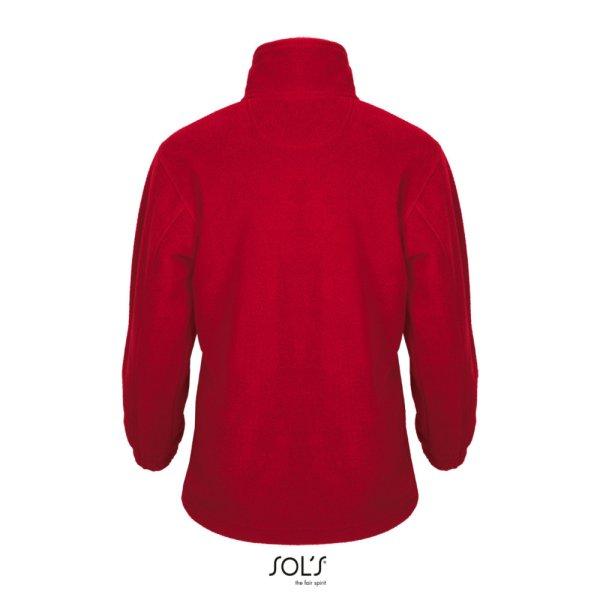 NORTH cipzáros gyerek polár pulóver, SOL'S SO00589, Red-12A
