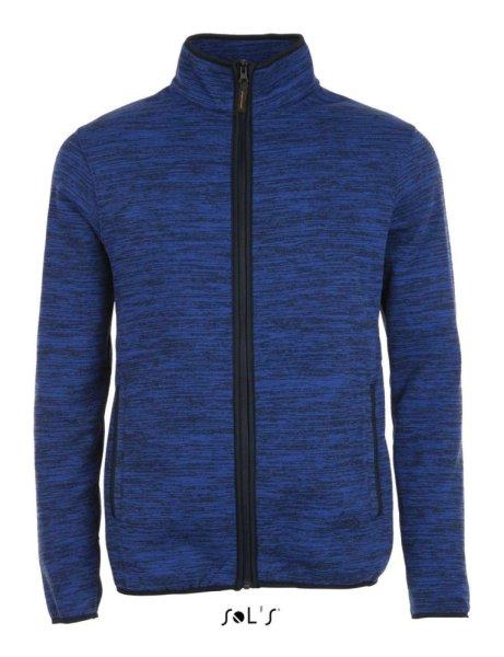 Uniszex TURBO cipzáras unisex vastag polár pulóver, SOL'S SO01652,
Bugatti Blue/Navy Pro-3XL