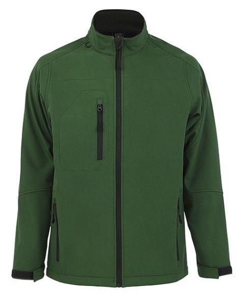 Férfi RELAX vastag 3 rétegű softshell dzseki, SOL'S SO46600, Bottle
Green-S