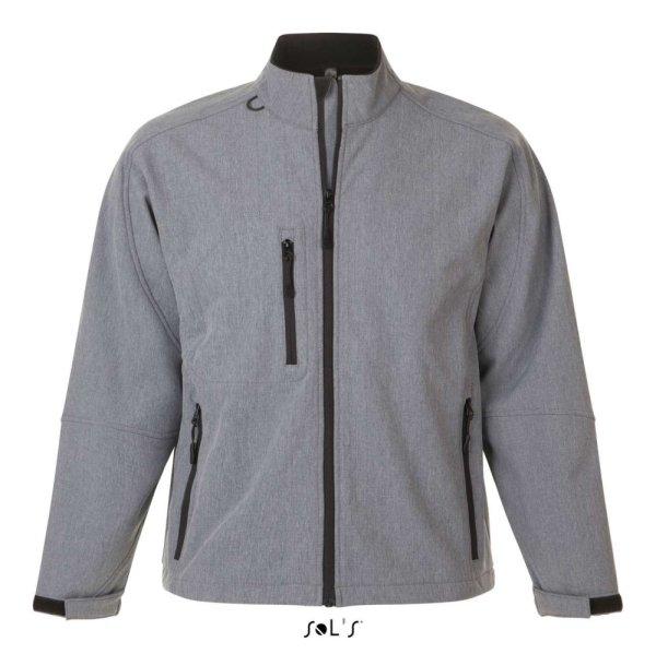 Férfi RELAX vastag 3 rétegű softshell dzseki, SOL'S SO46600, Grey
Melange-4XL