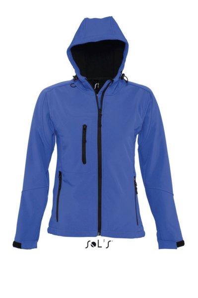 Női REPLAY kapucnis cipzáras softshell dzseki, SOL'S SO46802, Royal
Blue-XL