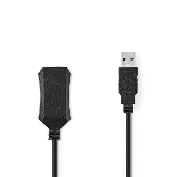Aktív USB-kábel | USB 2.0 | USB-A Dugasz | USB-A Aljzat | 480 Mbps | 20.0 m |
Kerek | Nikkelezett | PVC | Réz | Label