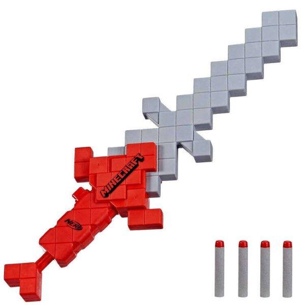 Nerf Minecraft Heartstealer kard habszivacs lövedékekkel