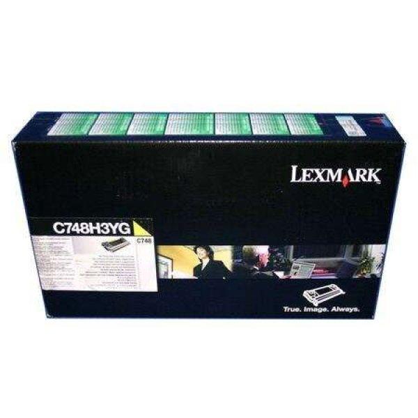 Lexmark C748H3YG toner sárga