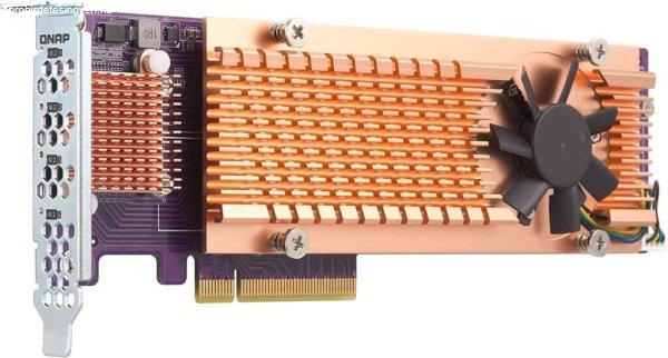 Qnap 4x M.2 NVMe bővítő kártya PCIe (QM2-4P-384)