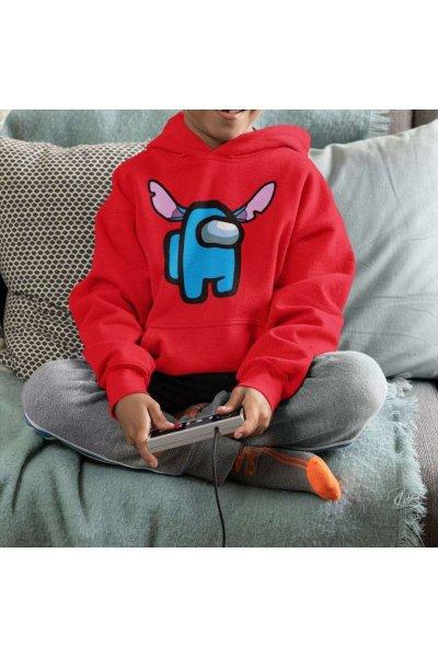 Among Us Stitch játék gyerek pulóver