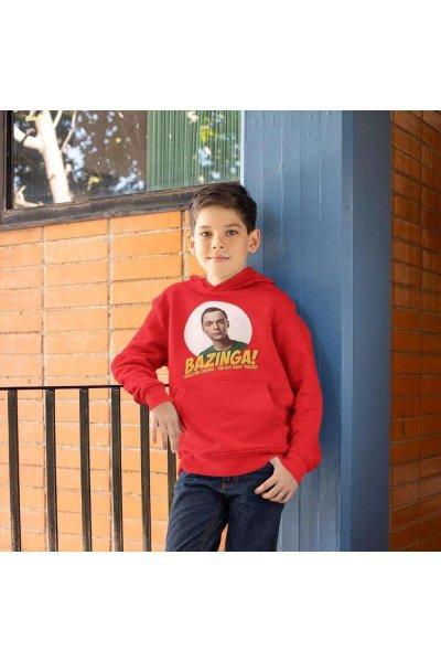 Sheldon Cooper bazinga gyerek pulóver