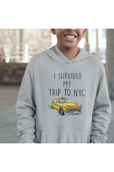 I survived my trip to NYC gyerek pulóver