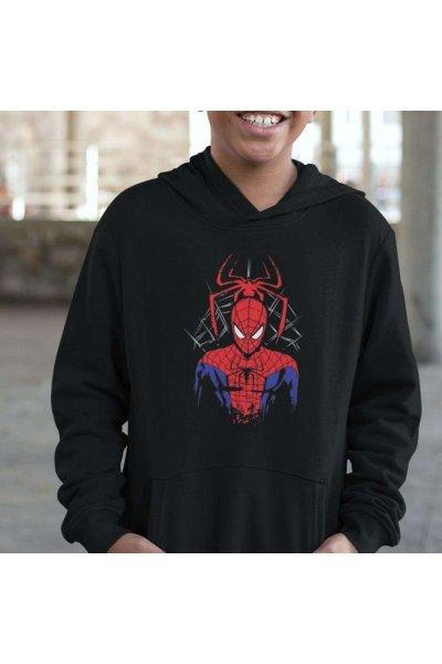 Pókember logo gyerek pulóver