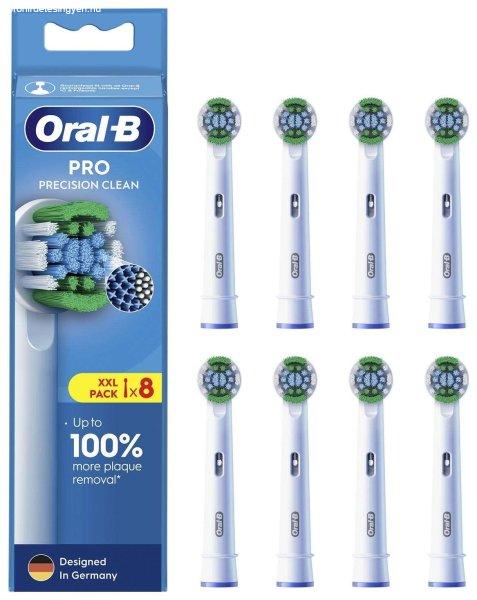 Oral-B EB20RX PrecisionClean Elektromos fogkefe Pótfej - Fehér (8db)